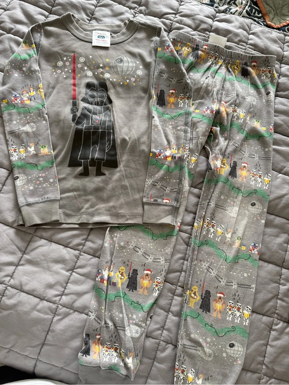 Hanna Andersson Organic Cotton Christmas Star Wars Darth Vader Pajama Set